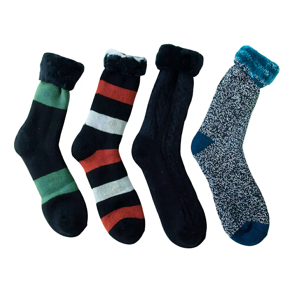 1 Par Calcetines Chiporro Térmicos Largos Invierno Abrigados 6