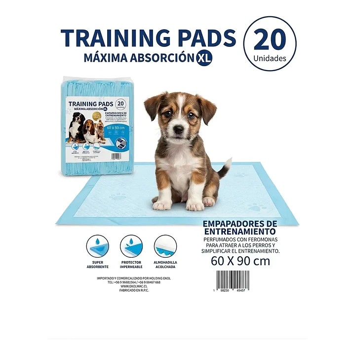 Pañales Tipo Sabanillas Mascotas Perros Y Gato 90x60 Cms 2