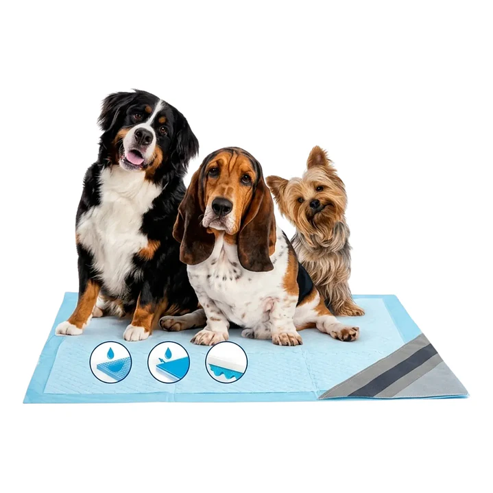 Pañales Tipo Sabanillas Mascotas Perros Y Gato 90x60 Cms 1