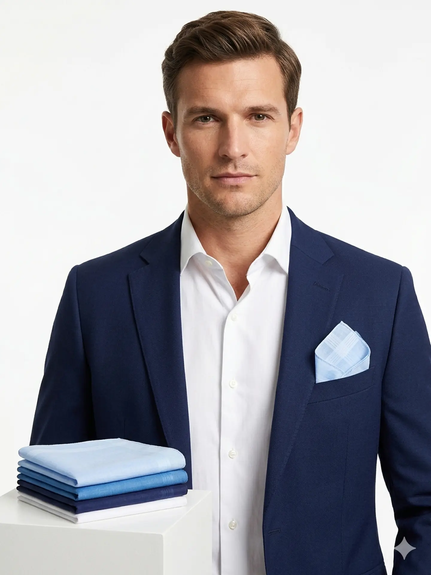 Pañuelos Para Hombre, 100% Algodón 12 Und 40x40 Premium 2