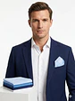 Pañuelos Para Hombre, 100% Algodón 12 Und 40x40 Premium - Miniatura 2