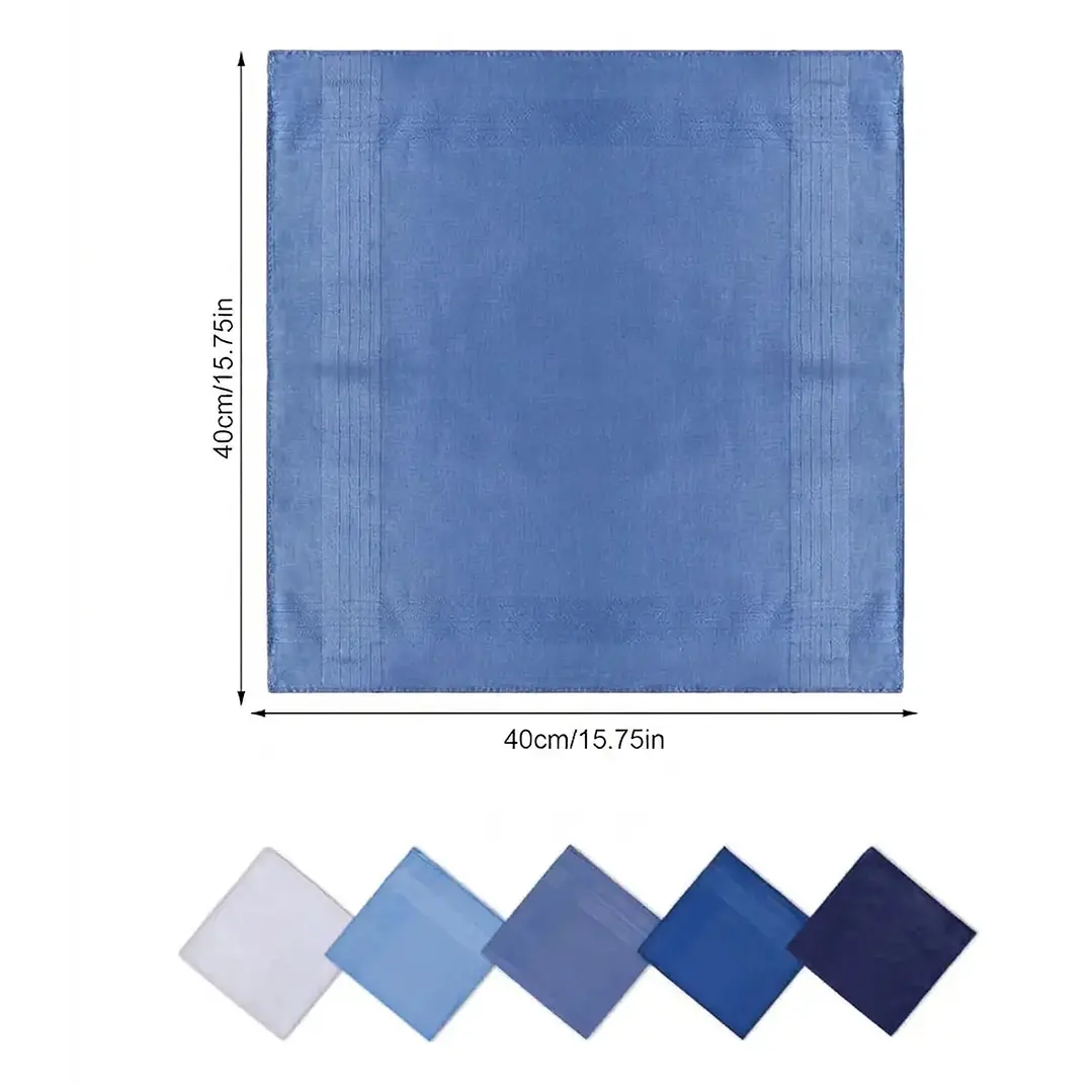 Pañuelos Para Hombre, 100% Algodón 12 Und 40x40 Premium 3