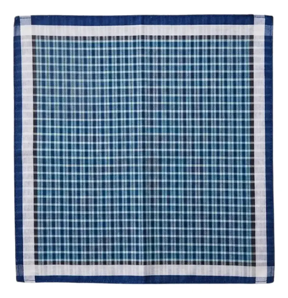 Pañuelos Para Hombre Modelo Cuadrados 12 Und Pack 7