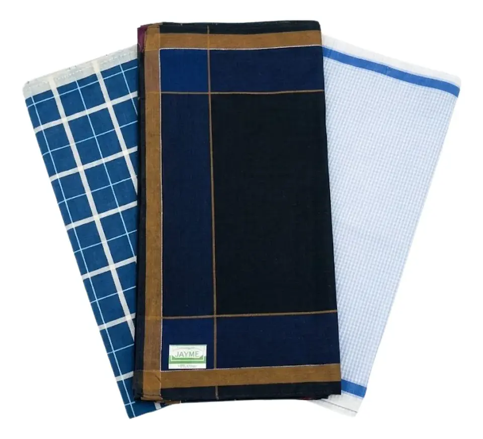 Pañuelos Para Hombre Modelo Cuadrados 12 Und Pack 1