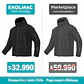 Chaqueta softshell térmica micropolar hombre, impermeable táctica de invierno - thumbnail 5