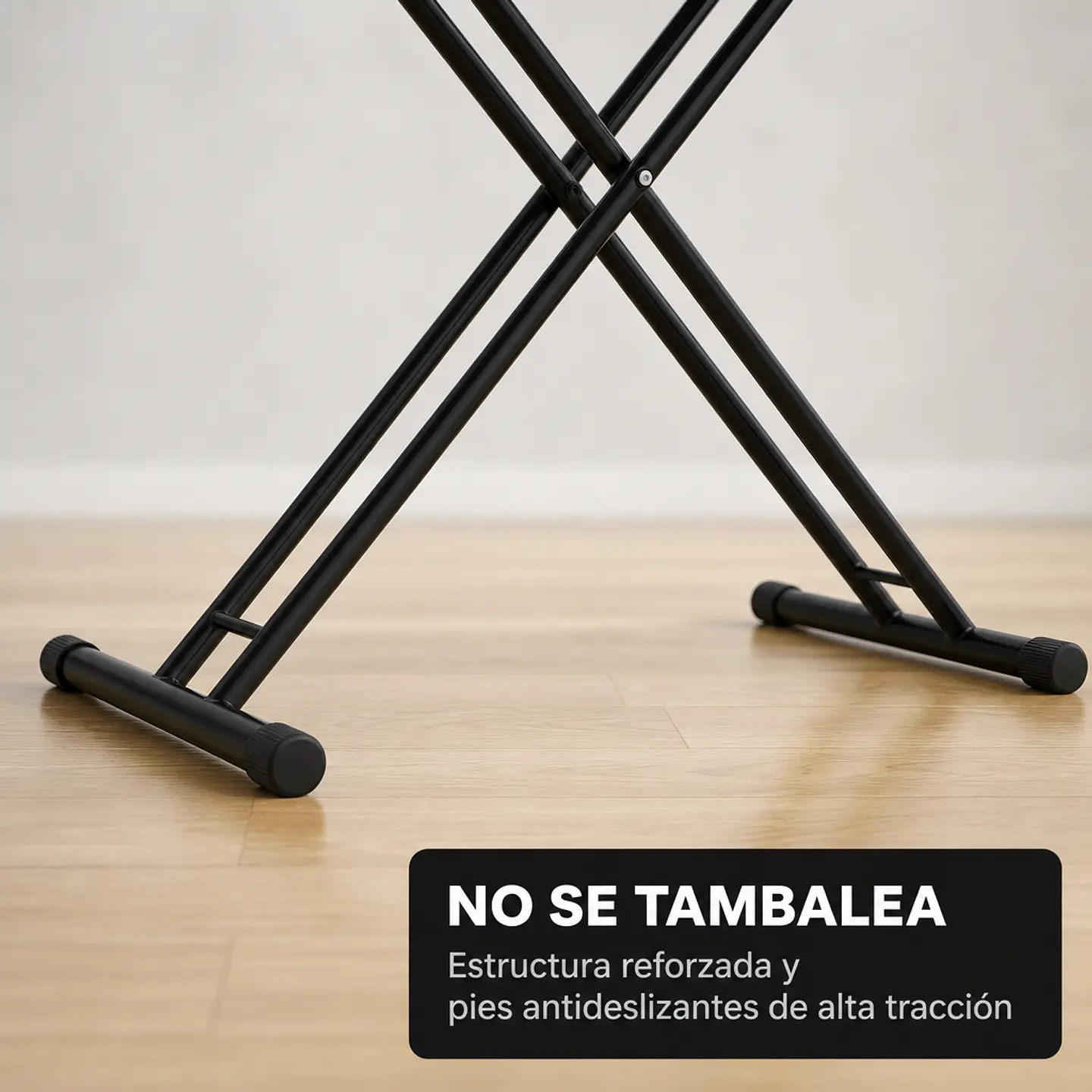 Tabla de Planchar Reforzada  132x35 cm, funda teflón y porta plancha 4