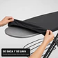 Tabla de planchar negra con rejilla de almacenamiento, altura regulable y porta plancha - Miniatura 4