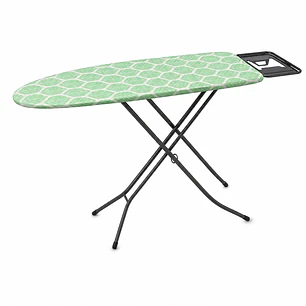 Tabla De Planchar Básica Hojas 106x30 Cm Color Verde