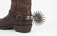 Espuelas de Huaso Adulto Metálicas con Rueda Giratoria — Traje Típico Chileno Fiestas Patrias y Rodeo - thumbnail 3