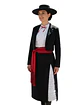Traje Huasa Elegante Mujer  Vestido Típico De Chile Premium Casimir competencia - Miniatura 7
