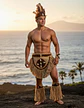 Traje Pascuense Niño Rapa Nui de Yute — Disfraz Folclórico Fiestas Patrias y Actos Escolares (6 a 16 años) - Miniatura 2