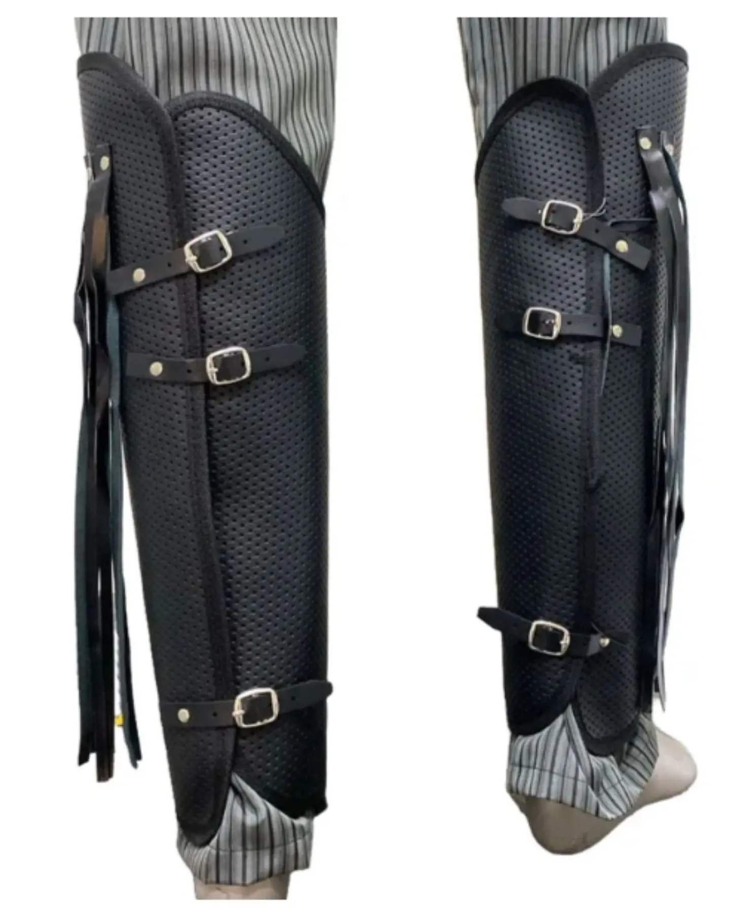Polainas Corraleras de Huaso Niño y Adulto — Accesorio Traje Típico Chileno Fiestas Patrias y Rodeo 3