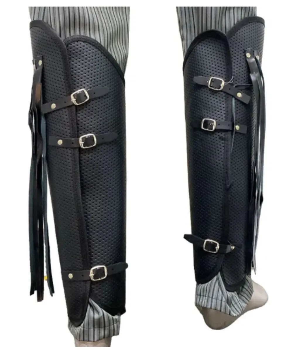 Polainas Corraleras de Huaso Niño y Adulto — Accesorio Traje Típico Chileno Fiestas Patrias y Rodeo 3