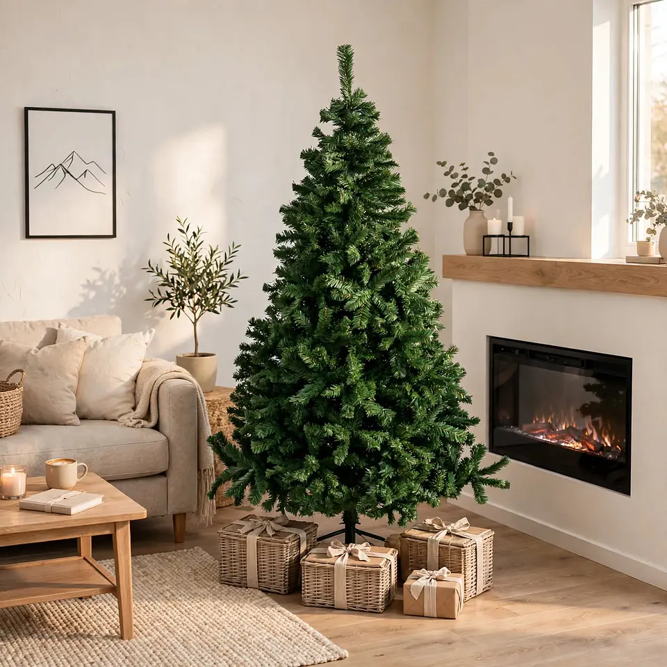 🎄Arbol de Navidad Premium Verde 210 cm con 1200 Ramas 2