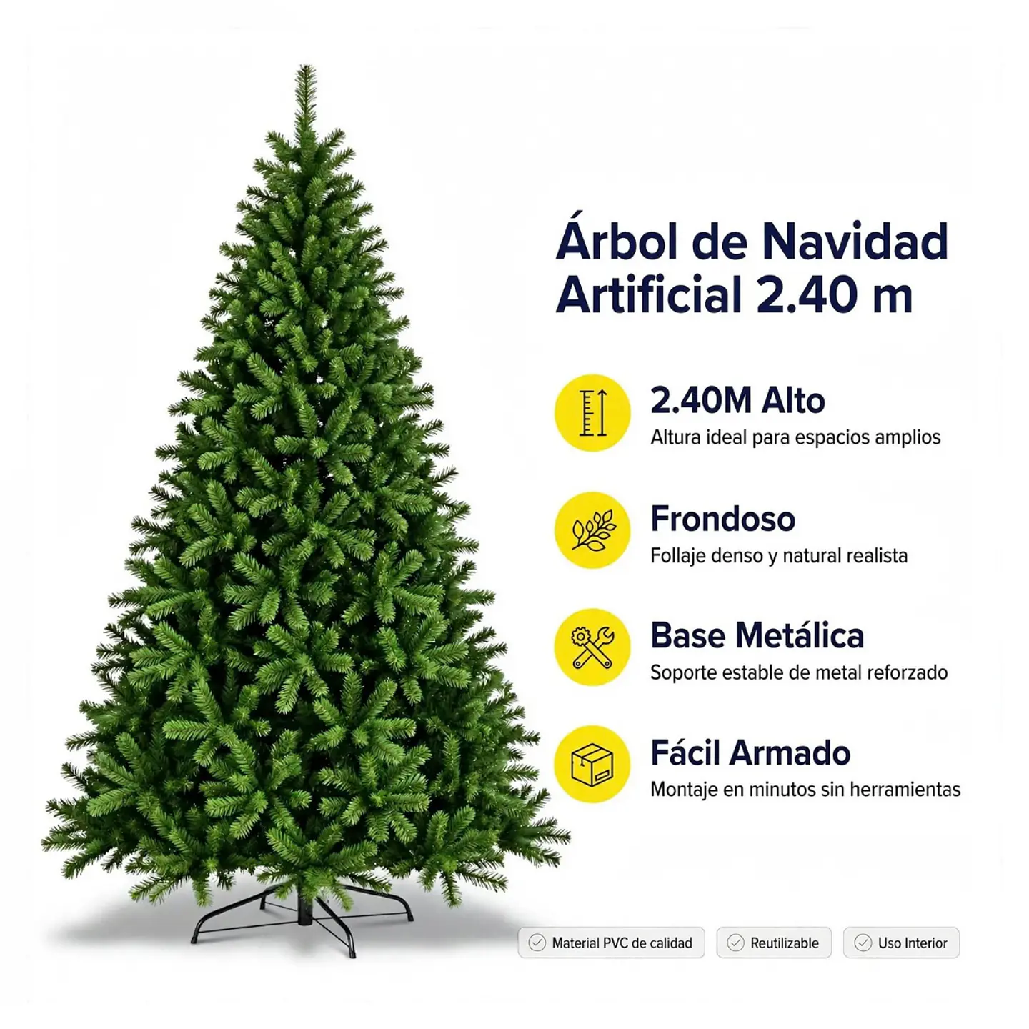 🎄Arbol de Navidad Premium Verde 240 cm 5