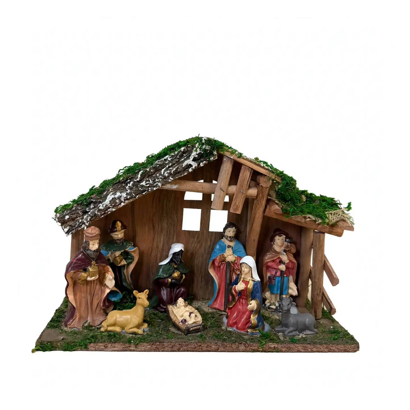 Pesebres Navideños De Madera Elegante 4