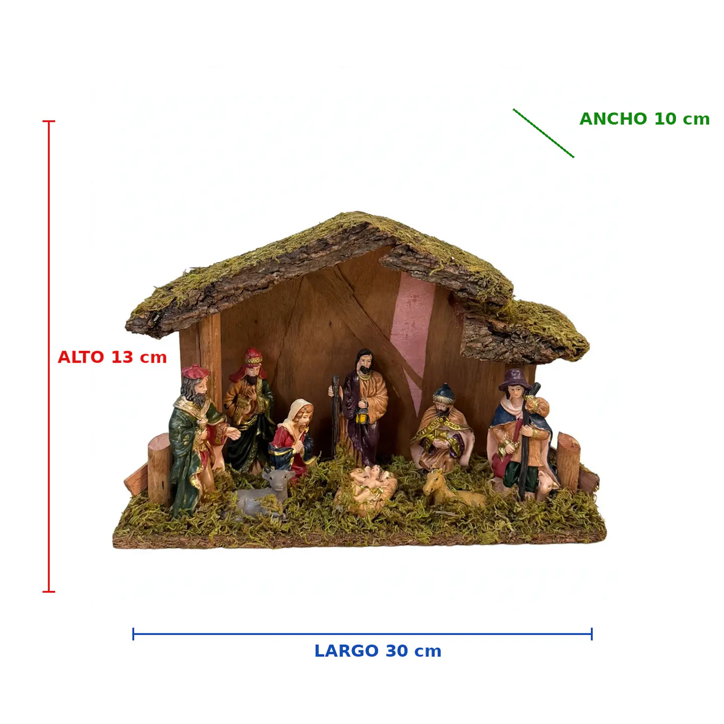 Pesebres Navideños De Madera Elegante 3