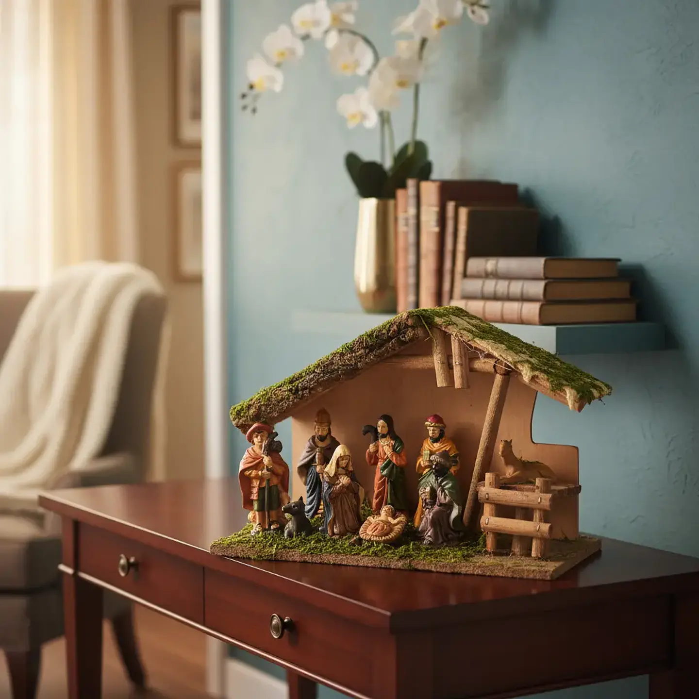 Pesebres Navideños De Madera Elegante 2