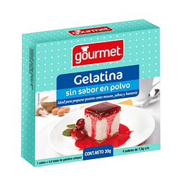 Gelatina Sin Sabor 22g Gourmet