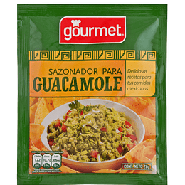 Sazonador para Guacamole (7 Porciones) Gourmet