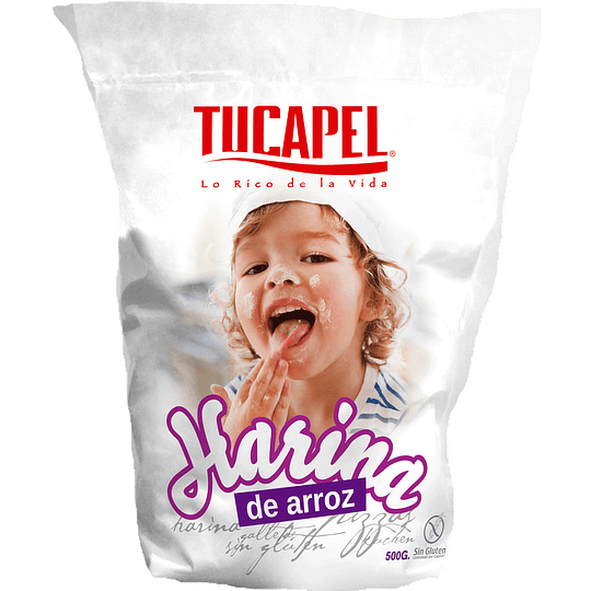 Harina de Arroz 500g Tucapel