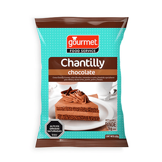 Chantilly Sabor Chocolate 65g Gourmet