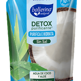 Shampoo Ballerina detox agua de coco y aloe 900ml