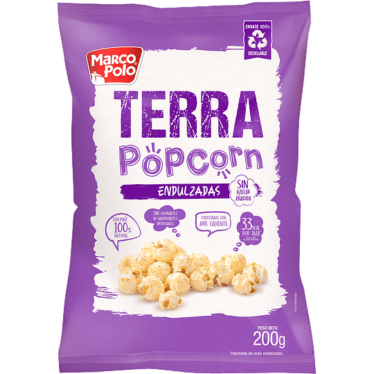 Terra popcorn endulzadas 200grs