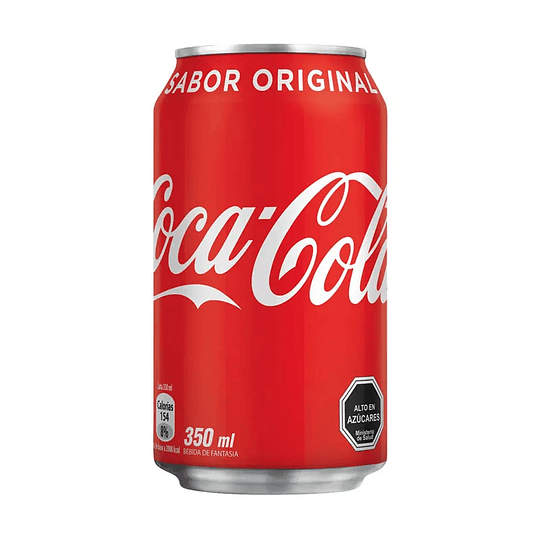 Beb. coca cola lata 350cc.