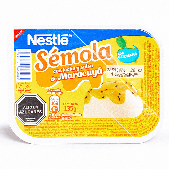 Semola nestle maracuya 135grs