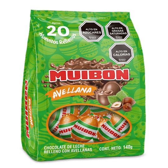 Muibon huevito choc leche avellana 