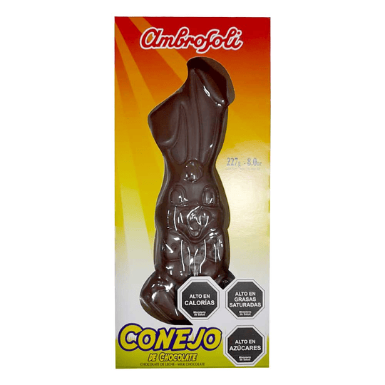 Estuche conejo pascua ambrosoli 227grs