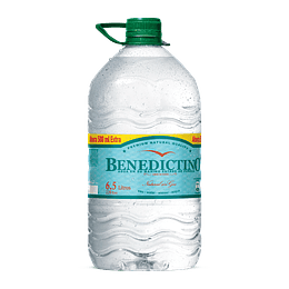 AGUA BENEDICTINO S/GAS BIDON 6.5 LT.