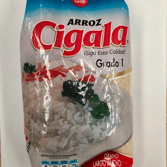 LA CIGALA ARROZ G1 LARGO 1 K