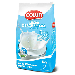 Leche en polvo Descremada Colun 600g