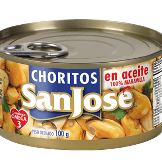 Choritos en Aceite San José 190g