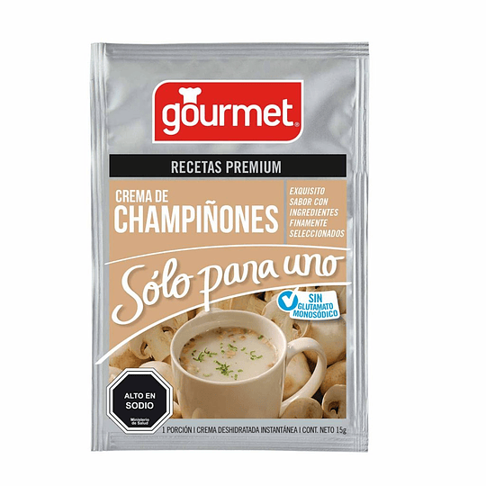 Crema de Champiñones Para Uno 15g Gourmet