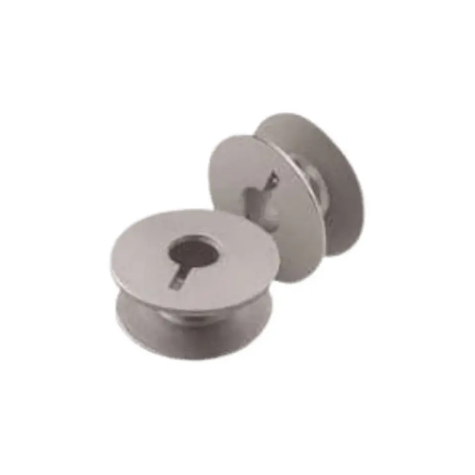 Carretel de Aluminio con Ranura de Precisión para Máquina Plana Industrial 1