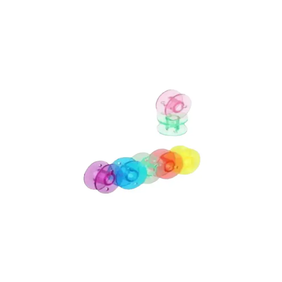 Carreteles Plásticos Altos de Colores para Máquina Familiar  1