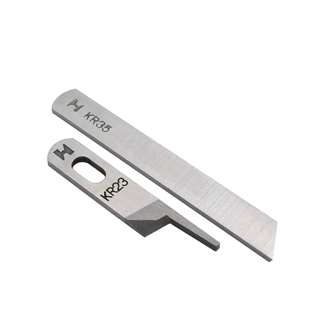 Set de Cuchillas Superior e Inferior para Fileteadora Industrial (KR23 / KR35)