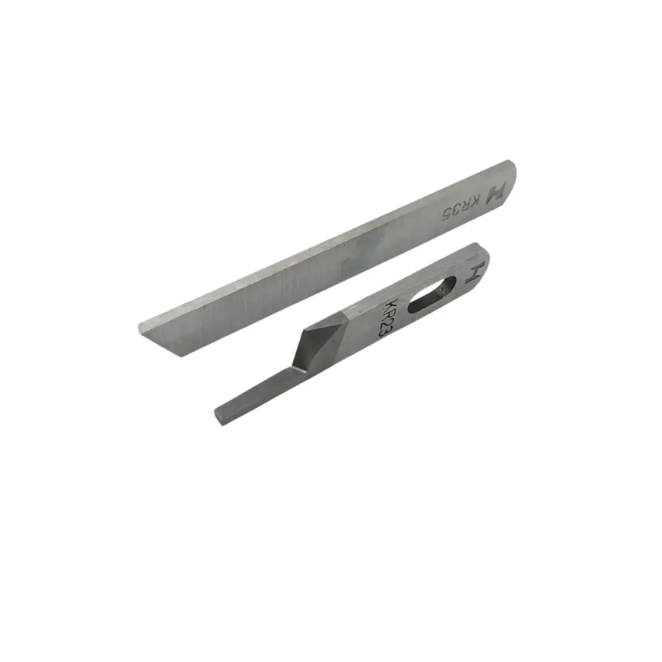  Set de Cuchillas Superior e Inferior para Fileteadora Industrial (KR23 / KR35) 2