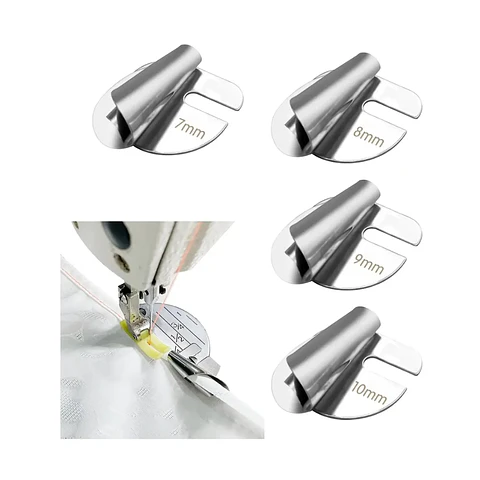 Embudos Guiadores para Dobladillo Enrollado (Medidas de 3mm a 10mm)
