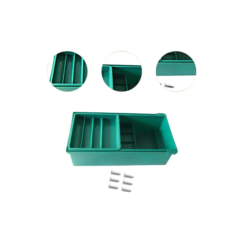 Cajón Gaveta Organizador con Bandeja para Mesa de Máquina de Coser Industrial 1