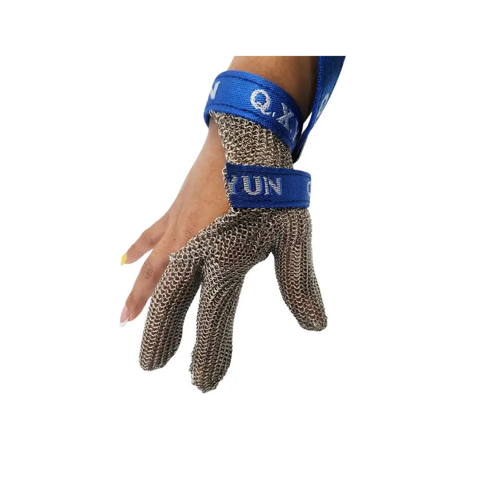 Guante de Malla de Acero Inoxidable para Corte Textil e Industrial 6