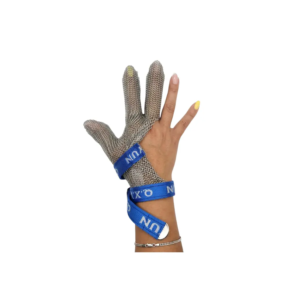 Guante de Malla de Acero Inoxidable para Corte Textil e Industrial 7