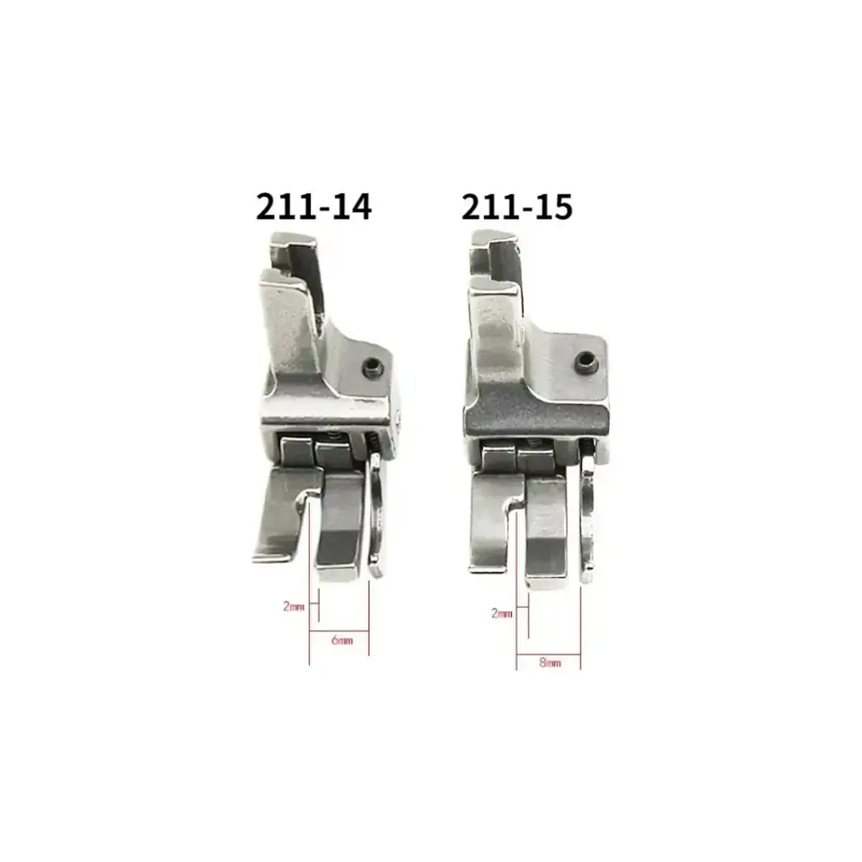 Pie Prensatelas Compensado Doble Función Serie 211 para Máquina Plana Industrial 5