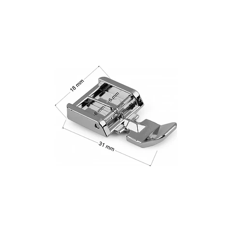 Pie Prensatelas de Cambio Rápido para Cremalleras CY-7306 (Sistema Snap-On)