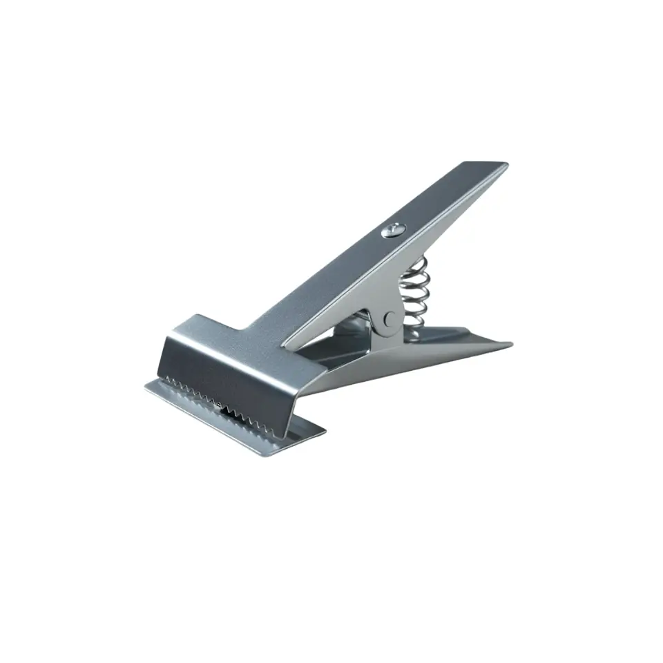Pinza Metálica de 17 cm para Prensar Tela y Tendidos de Corte 1