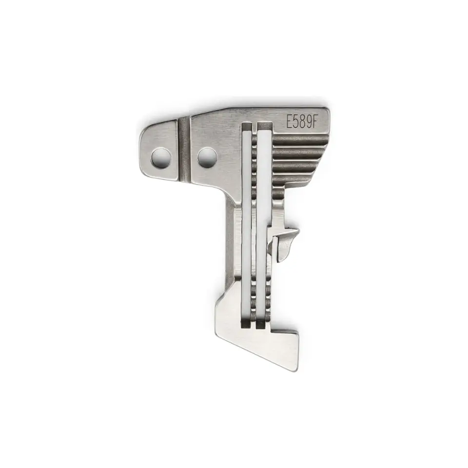 Planchuela E589F Para Fileteadora Industrial De 3 Hilos 3