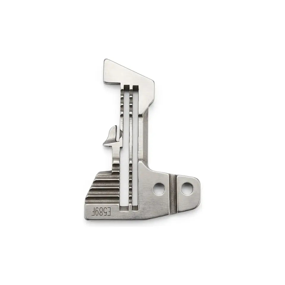 Planchuela E589F Para Fileteadora Industrial De 3 Hilos 1